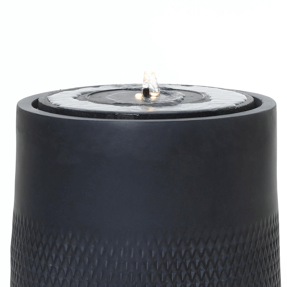 23 Inch Resin Outdoor Water Fountain with LED Lights