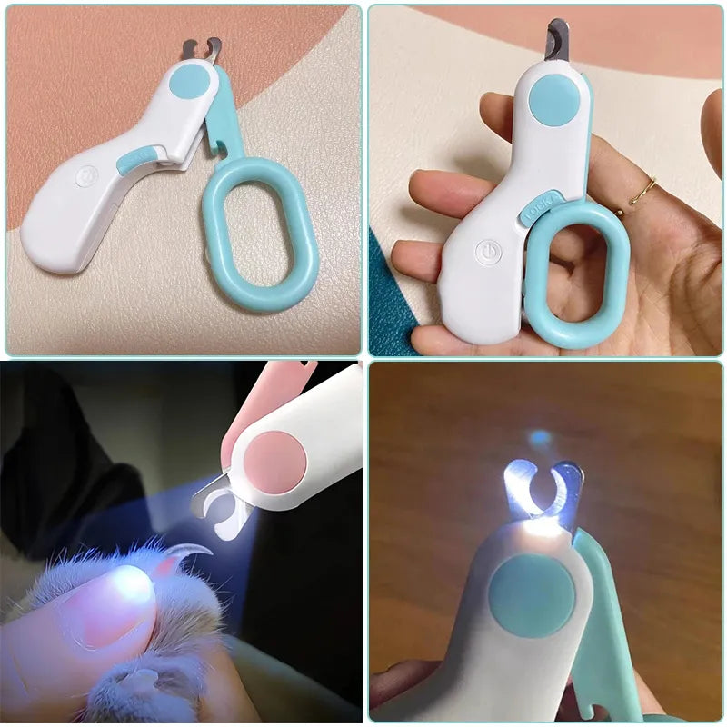 Illuminated LED Professional Pet Nail Clipper