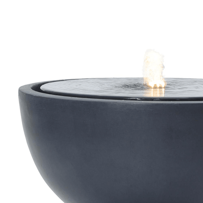 Round Bubbler Water Fountain with LED Lights